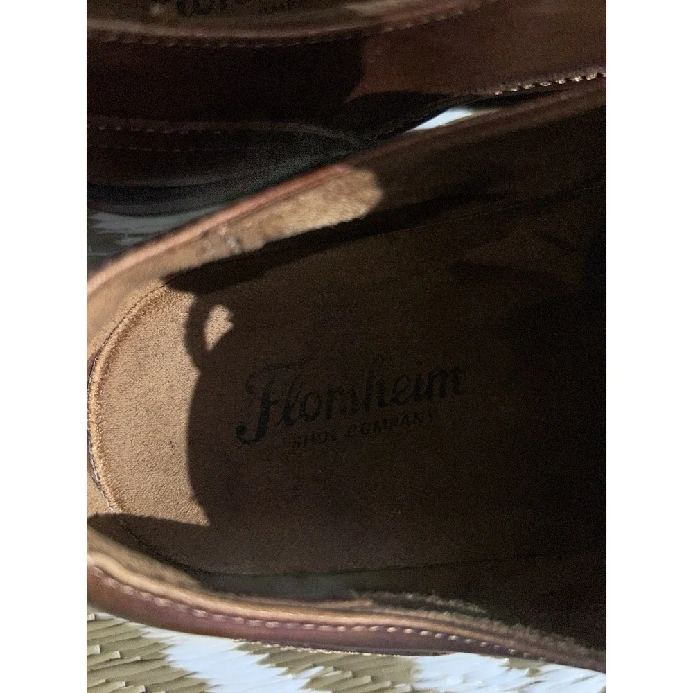 classic Florsheim Cap Toe Oxford Dress Shoes Brown 10.5